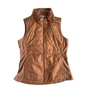 Columbia Burnt Orange Women’s Lightweight Vest Sz S